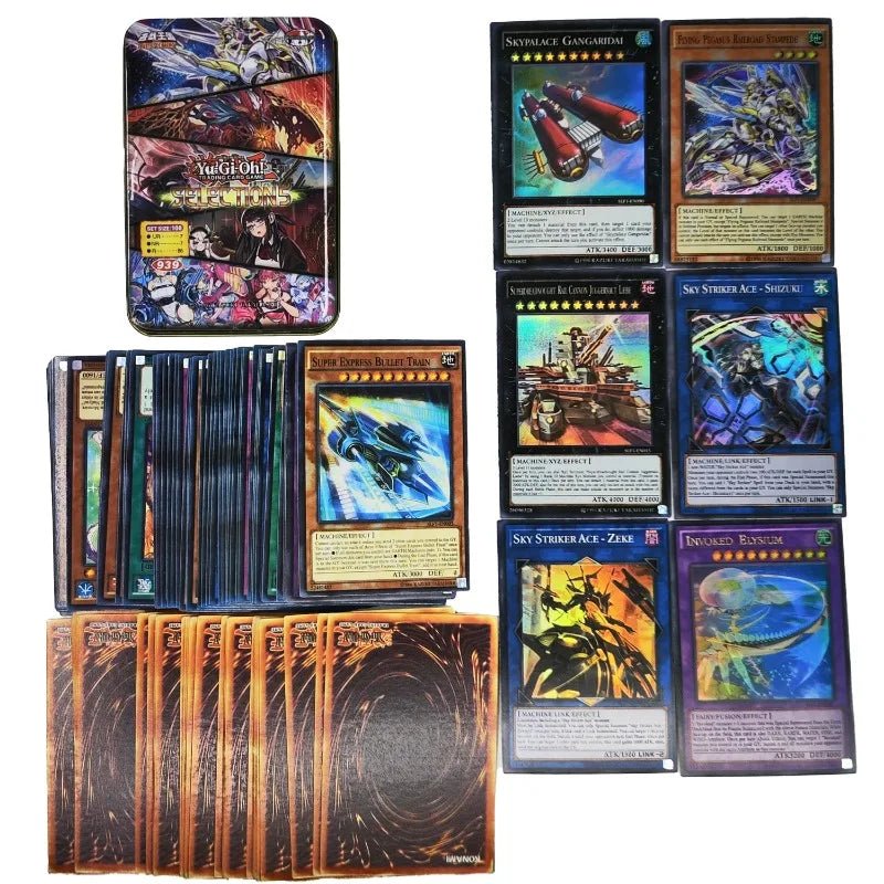 Yu Gi Oh Cards KAIBA PACK 3 Card Deck English TCG Holographic Golden White Dragon - Maxwell shop