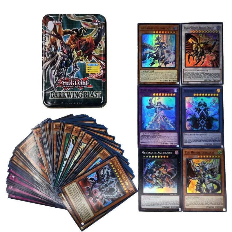 Yu Gi Oh Cards KAIBA PACK 3 Card Deck English TCG Holographic Golden White Dragon - Maxwell shop