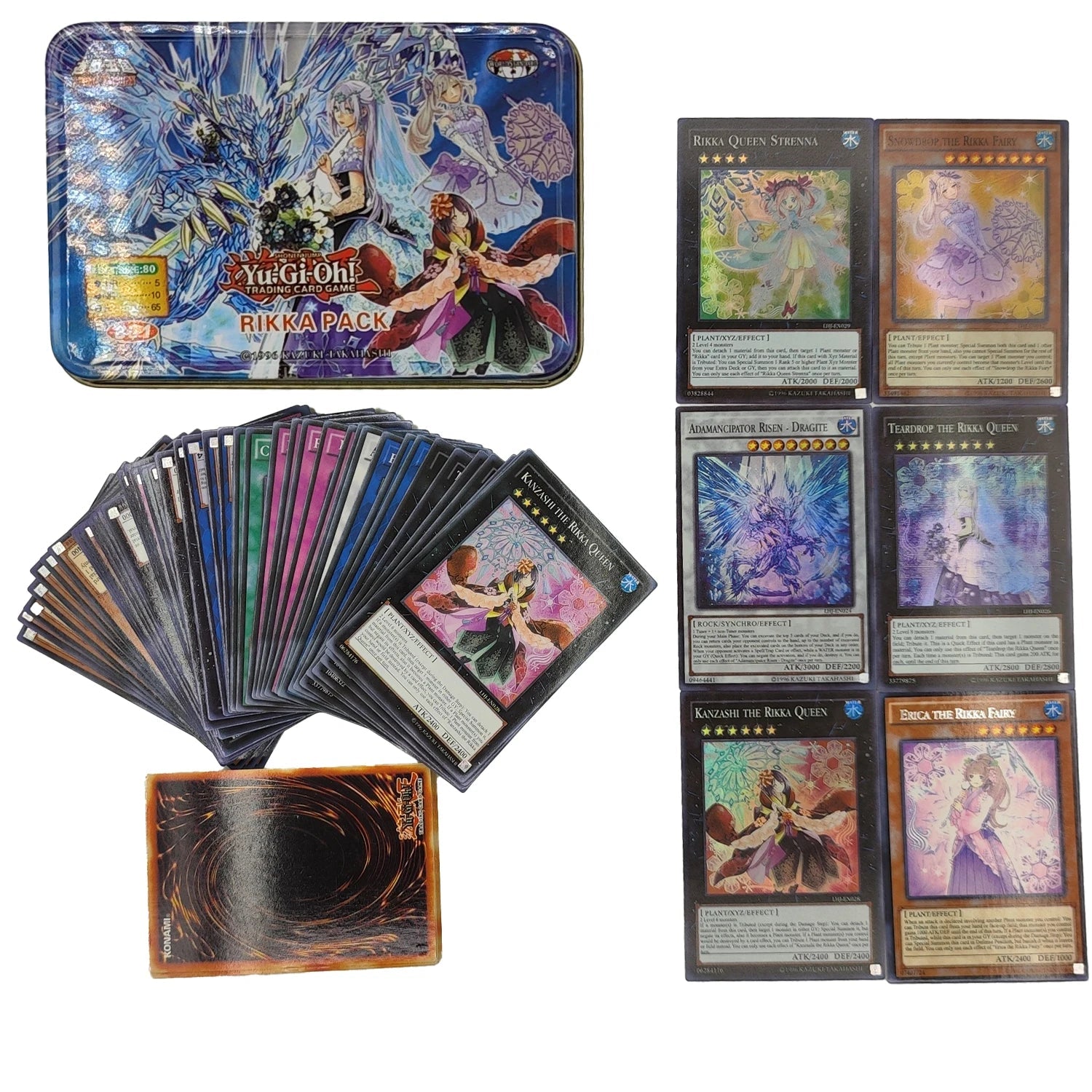 Yu Gi Oh Cards KAIBA PACK 3 Card Deck English TCG Holographic Golden White Dragon - Maxwell shop
