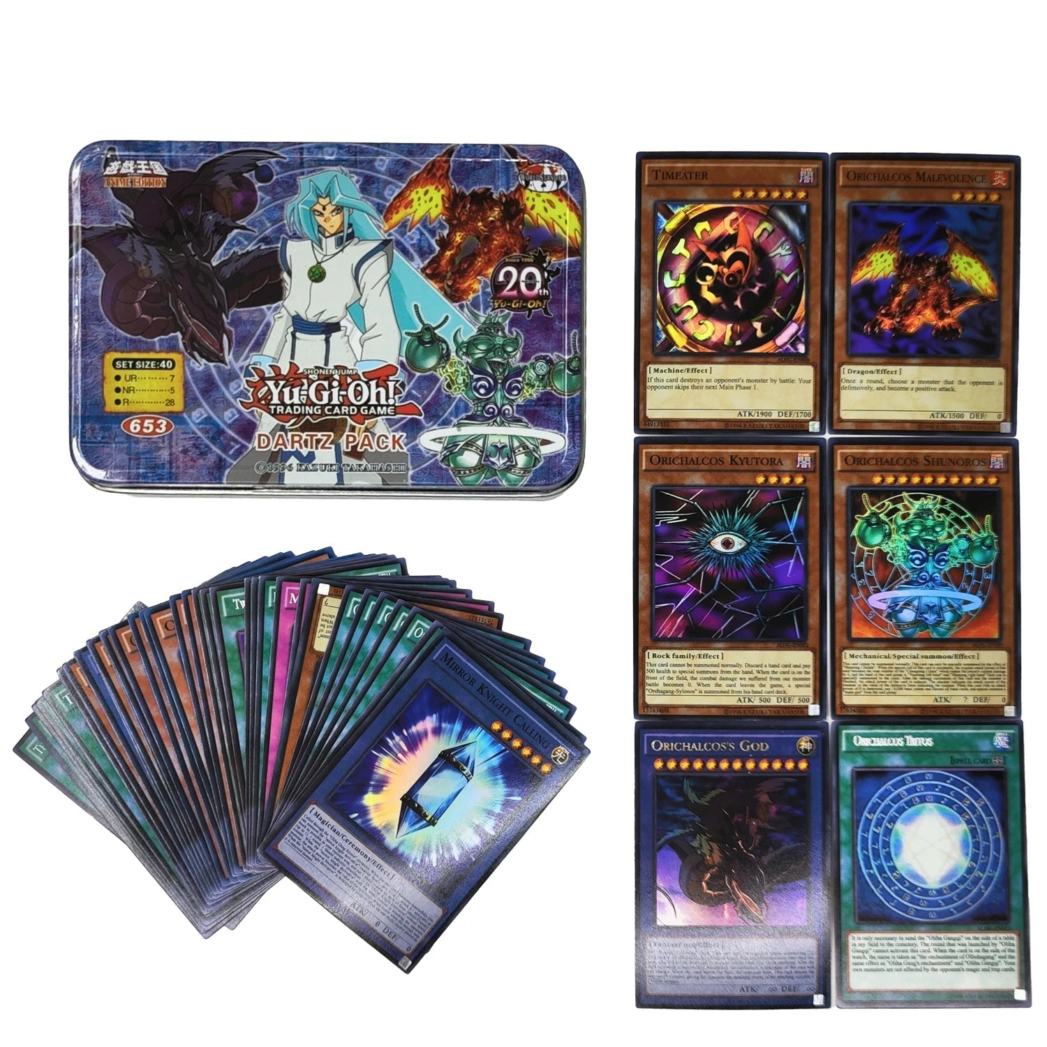Yu Gi Oh Cards KAIBA PACK 3 Card Deck English TCG Holographic Golden White Dragon - Maxwell shop