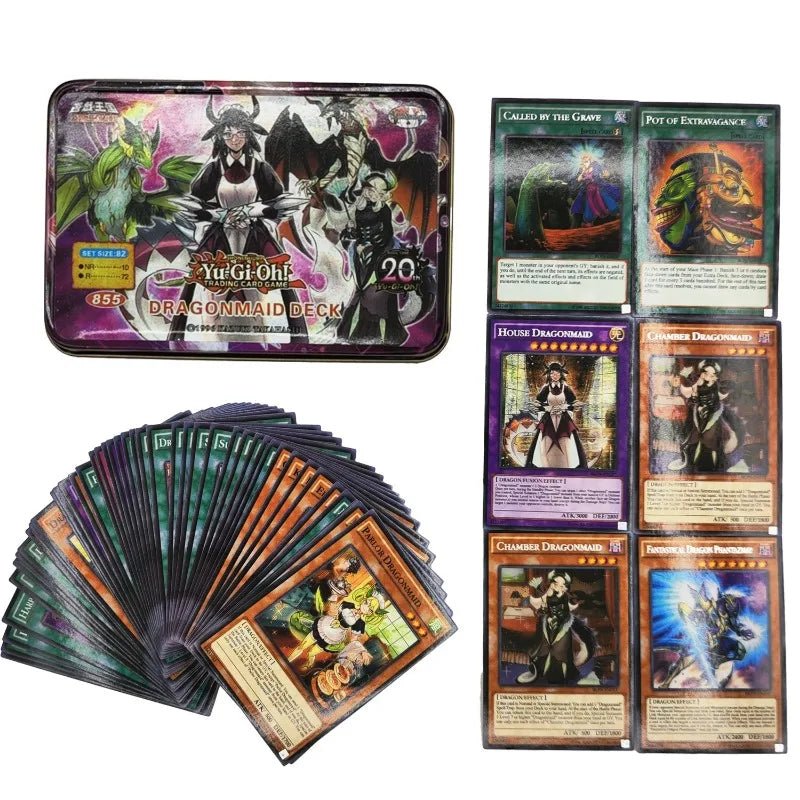 Yu Gi Oh Cards KAIBA PACK 3 Card Deck English TCG Holographic Golden White Dragon - Maxwell shop