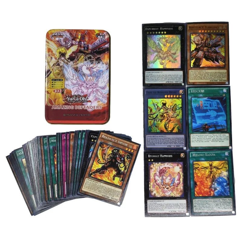 Yu Gi Oh Cards KAIBA PACK 3 Card Deck English TCG Holographic Golden White Dragon - Maxwell shop
