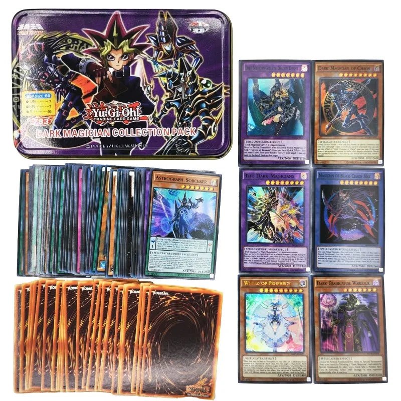 Yu Gi Oh Cards KAIBA PACK 3 Card Deck English TCG Holographic Golden White Dragon - Maxwell shop