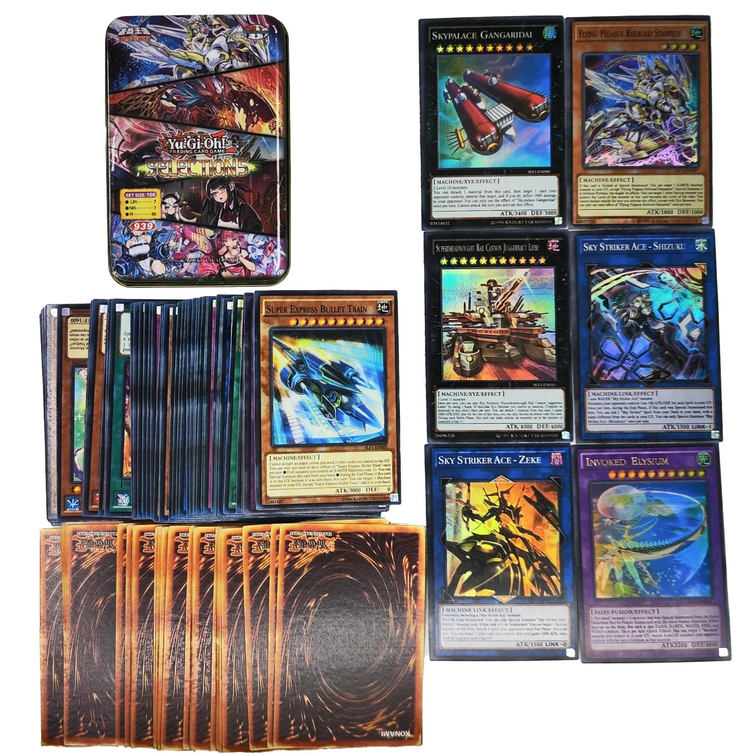 Yu Gi Oh Cards KAIBA PACK 3 Card Deck English TCG Holographic Golden White Dragon - Maxwell shop