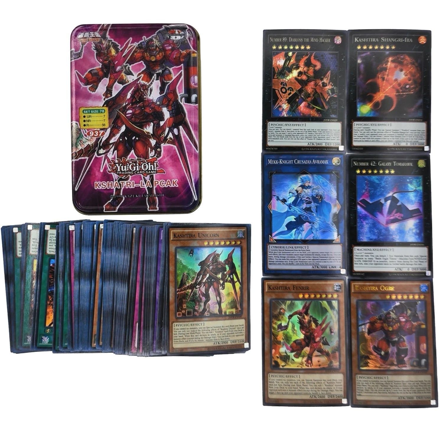 Yu Gi Oh Cards KAIBA PACK 3 Card Deck English TCG Holographic Golden White Dragon - Maxwell shop